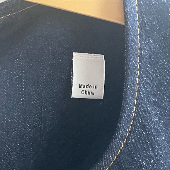 NEW VERONICA BEARD Jessup Denim Vest Dark Oxford Blue Denim {$478} Sz 10 - Picture 12 of 15